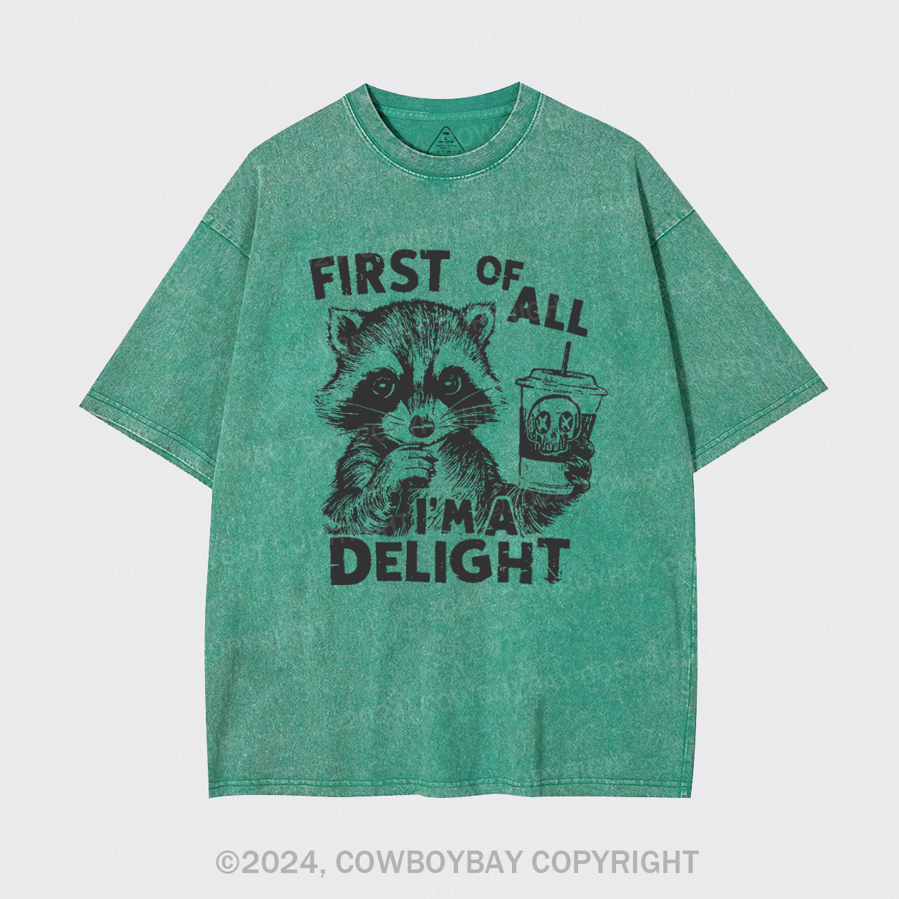 First Of All I'm A Delight Garment-dye Tees