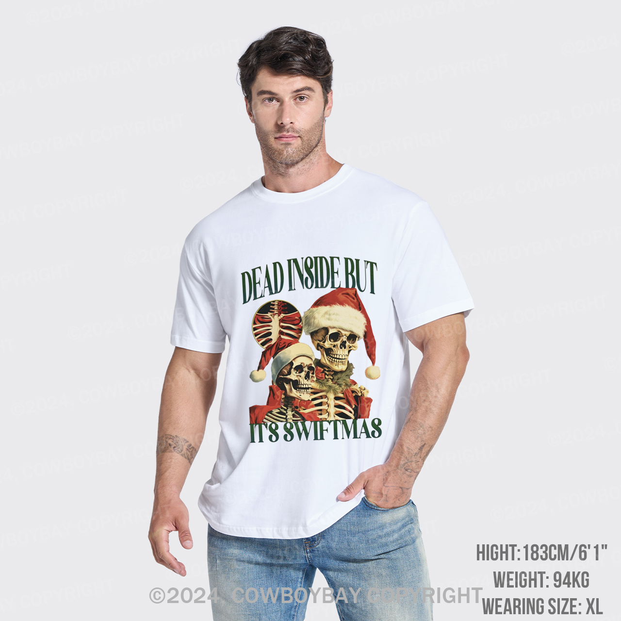 Dead Inside But It's Swiftmas T-Shirts