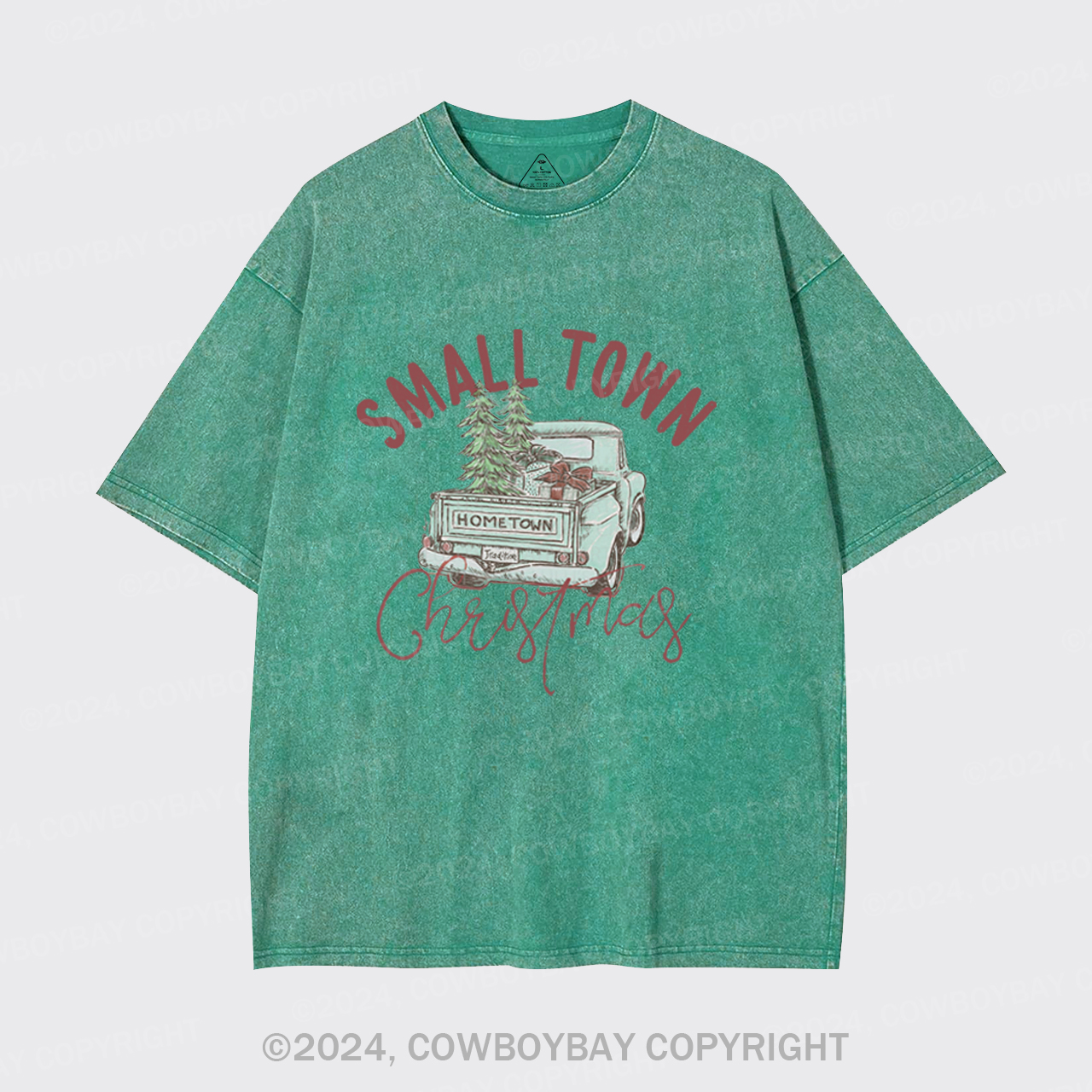 Small Town Christmas Garment-dye Tees
