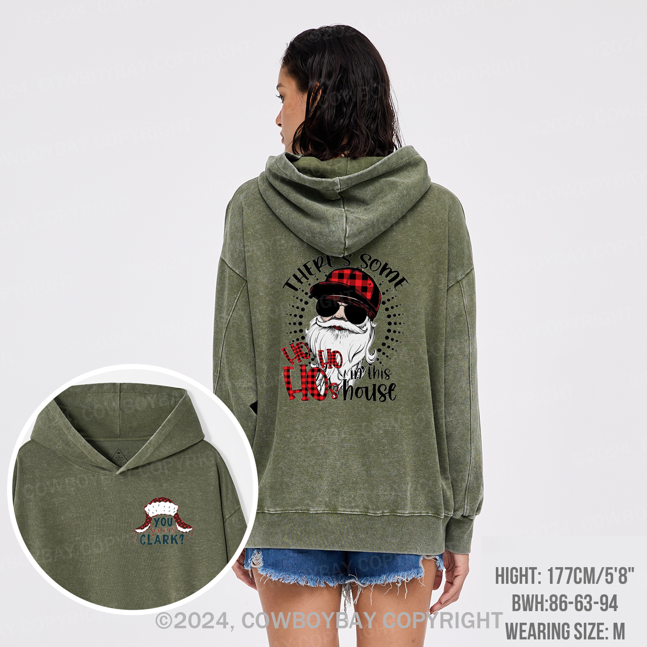 You Serious Clark Garment-Dye Hoodies