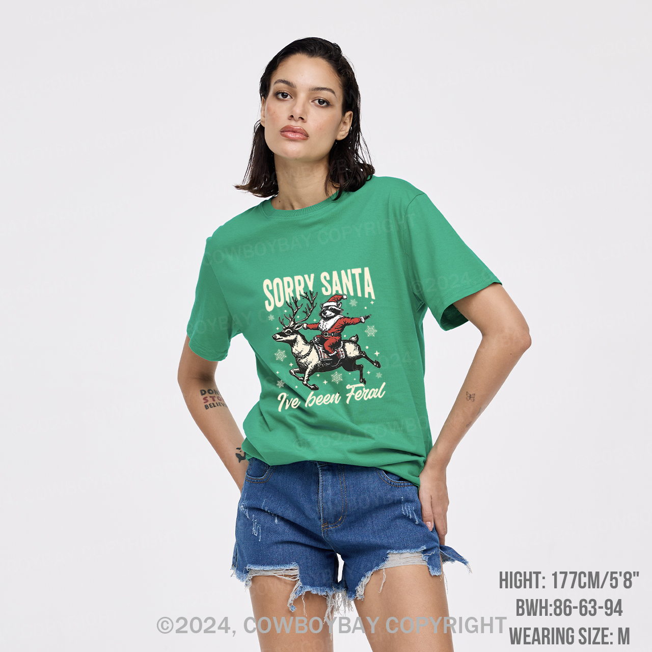 Sorry Santa,I've Been Feral T-Shirts