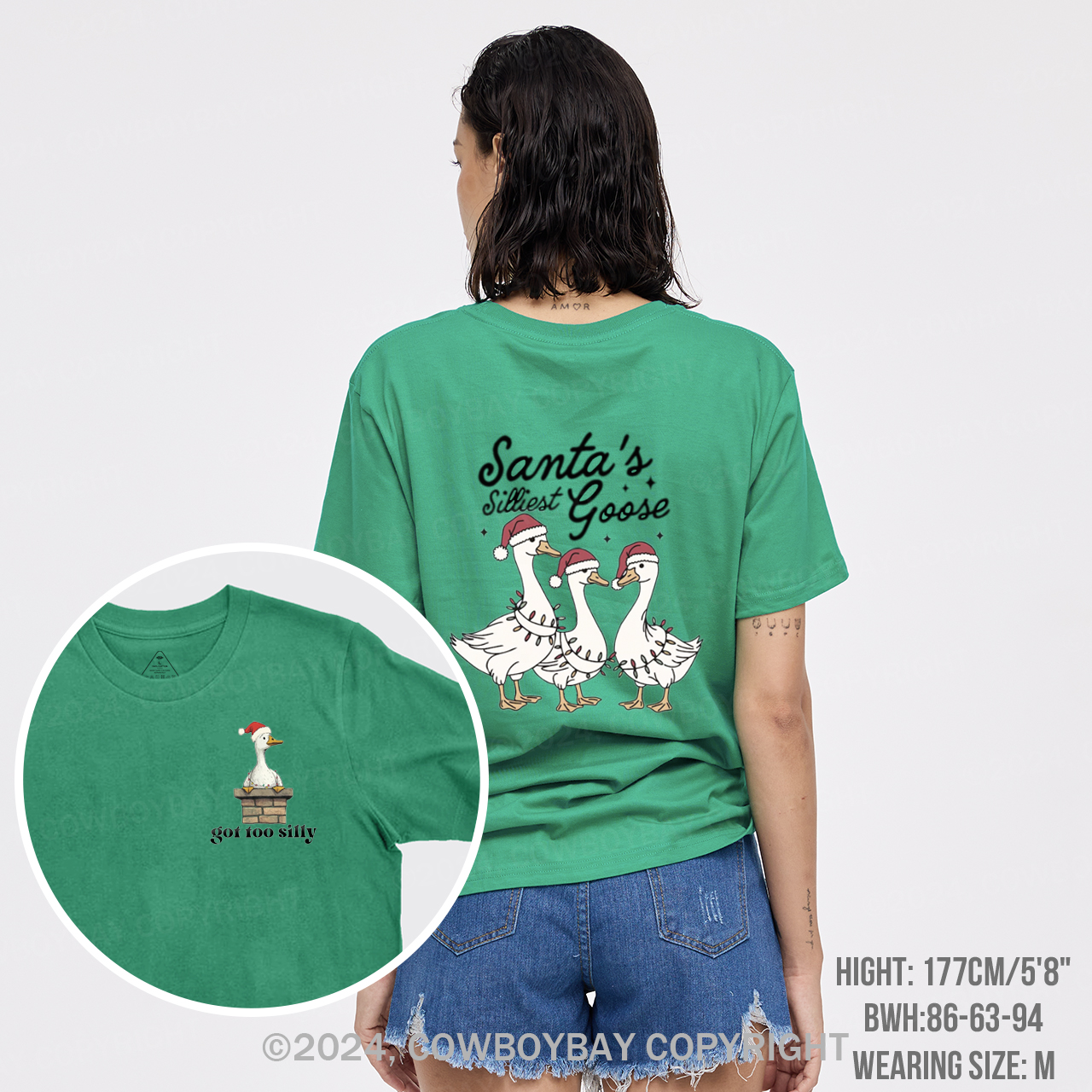 Santa's Silliest Goose T-Shirts