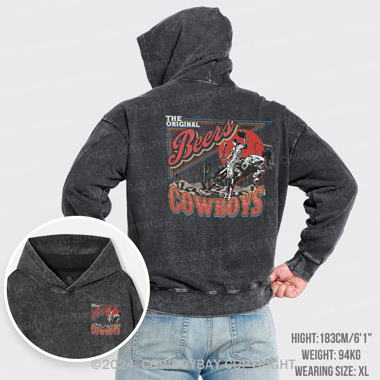 The Beers Rodeo Of Cowboys Hoodies