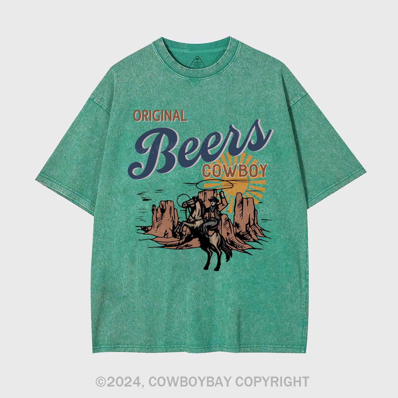 Original Beers Cowboy Garment-dye Tees