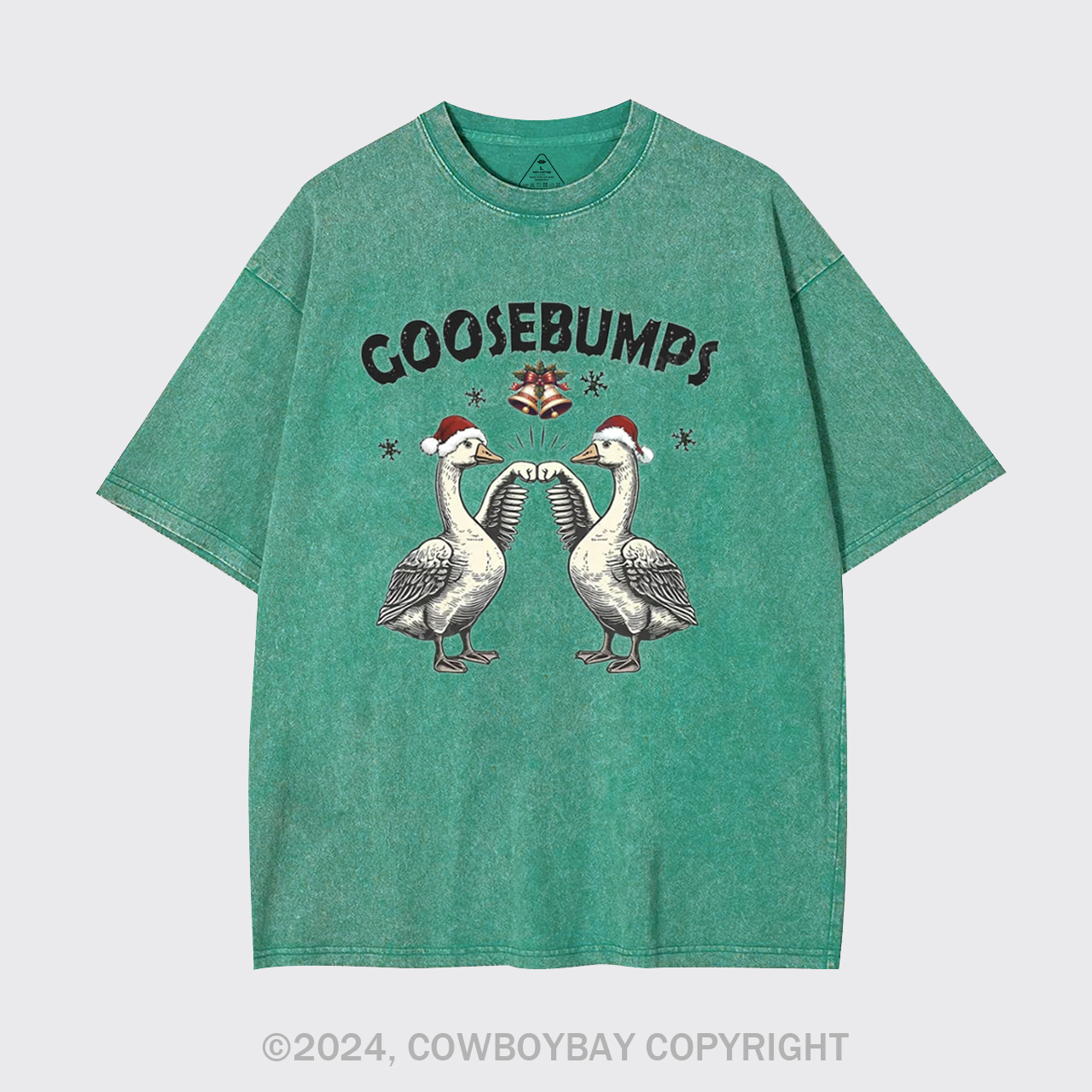 Goose Bumps For Christmas Garment-dye Tees
