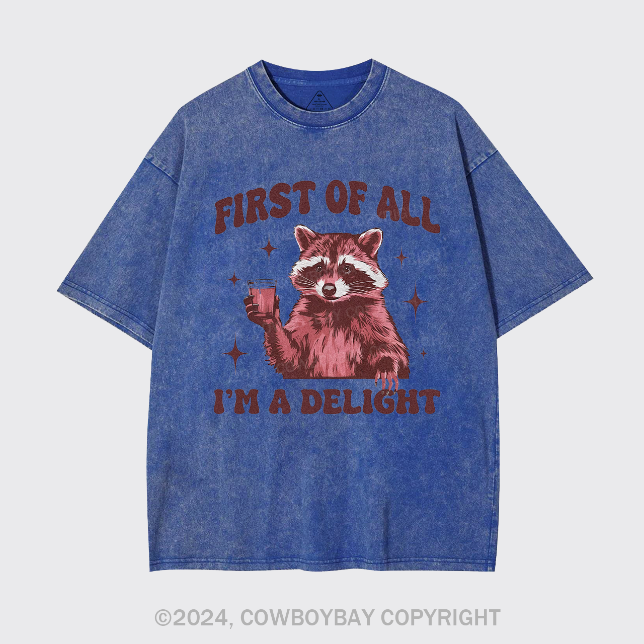 First Of All,I'm A Delight Garment-dye Tees