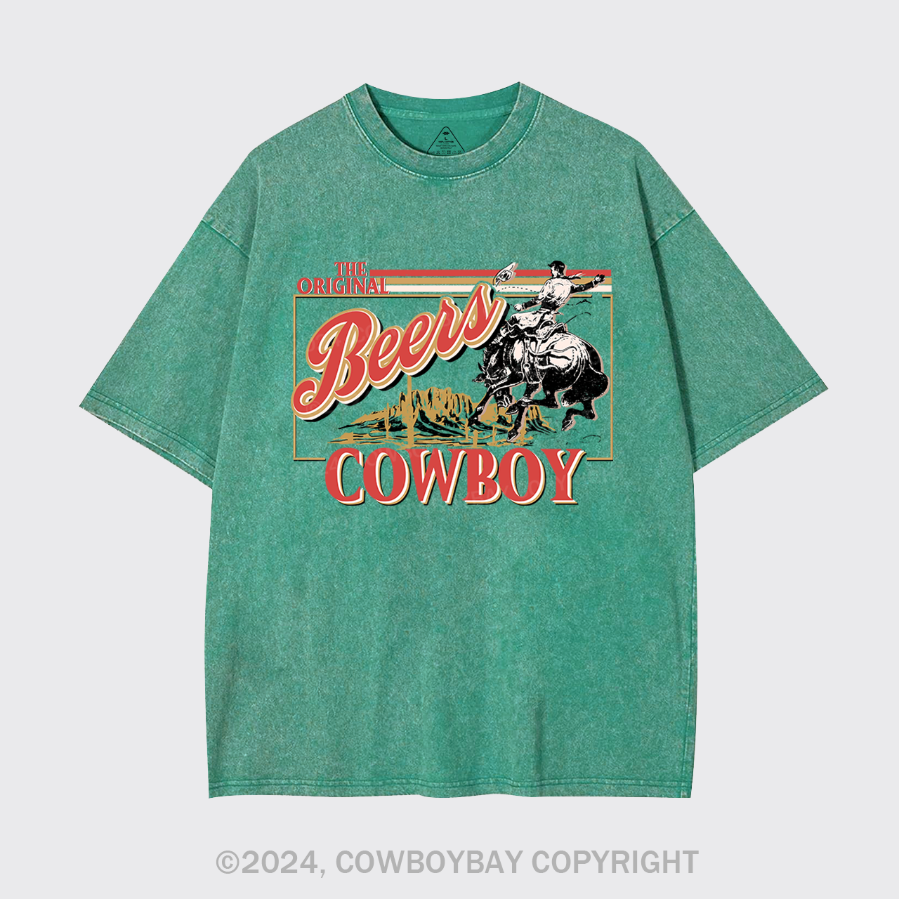 Beers,The Rodeo Of Cowboy Garment-dye Tees