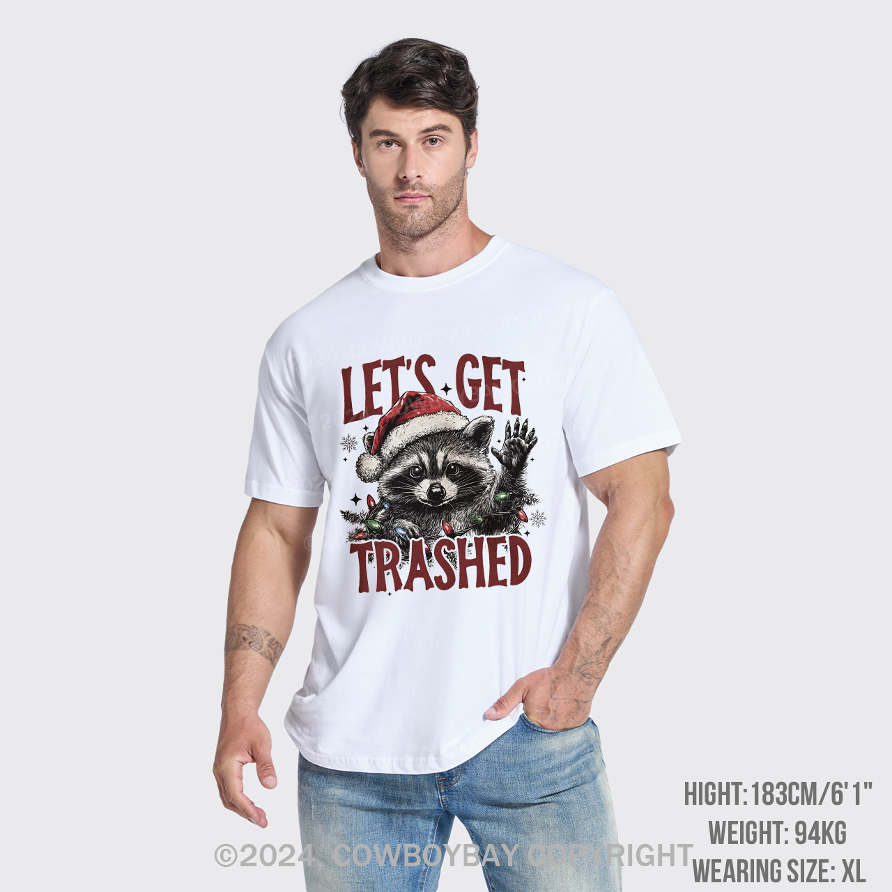 Let's Get Trashed Christmas T-Shirts