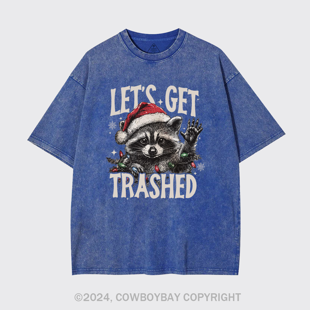 Let's Get Trashed Christmas Garment-dye Tees