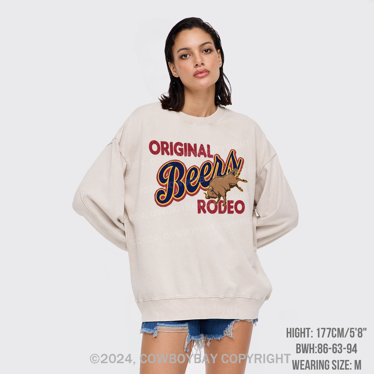 Rodeo And Beers Washed Sweatshirts