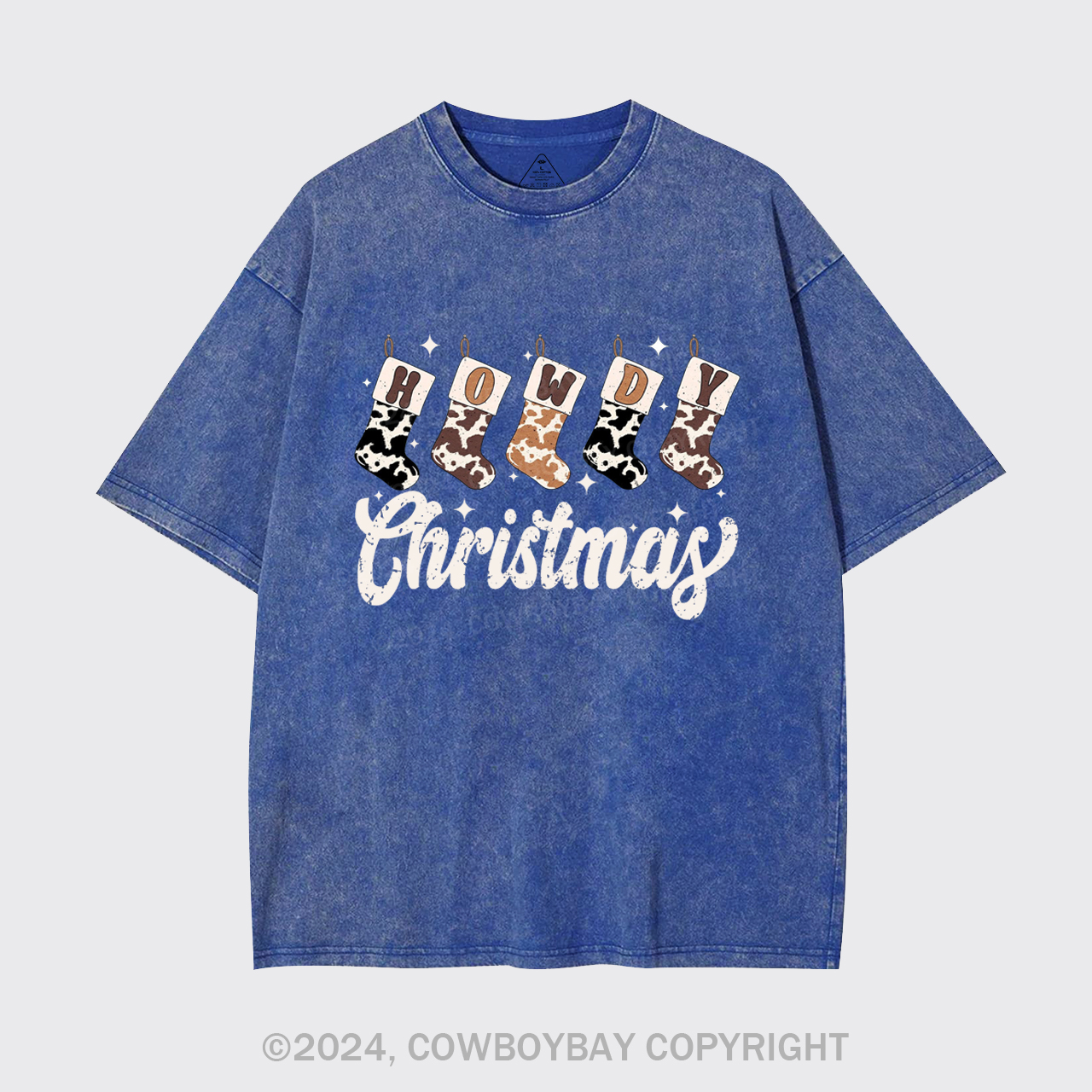 Howdy Christmas Garment-dye Tees