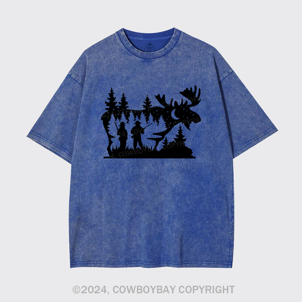 Moose Hunting Garment-dye Tees
