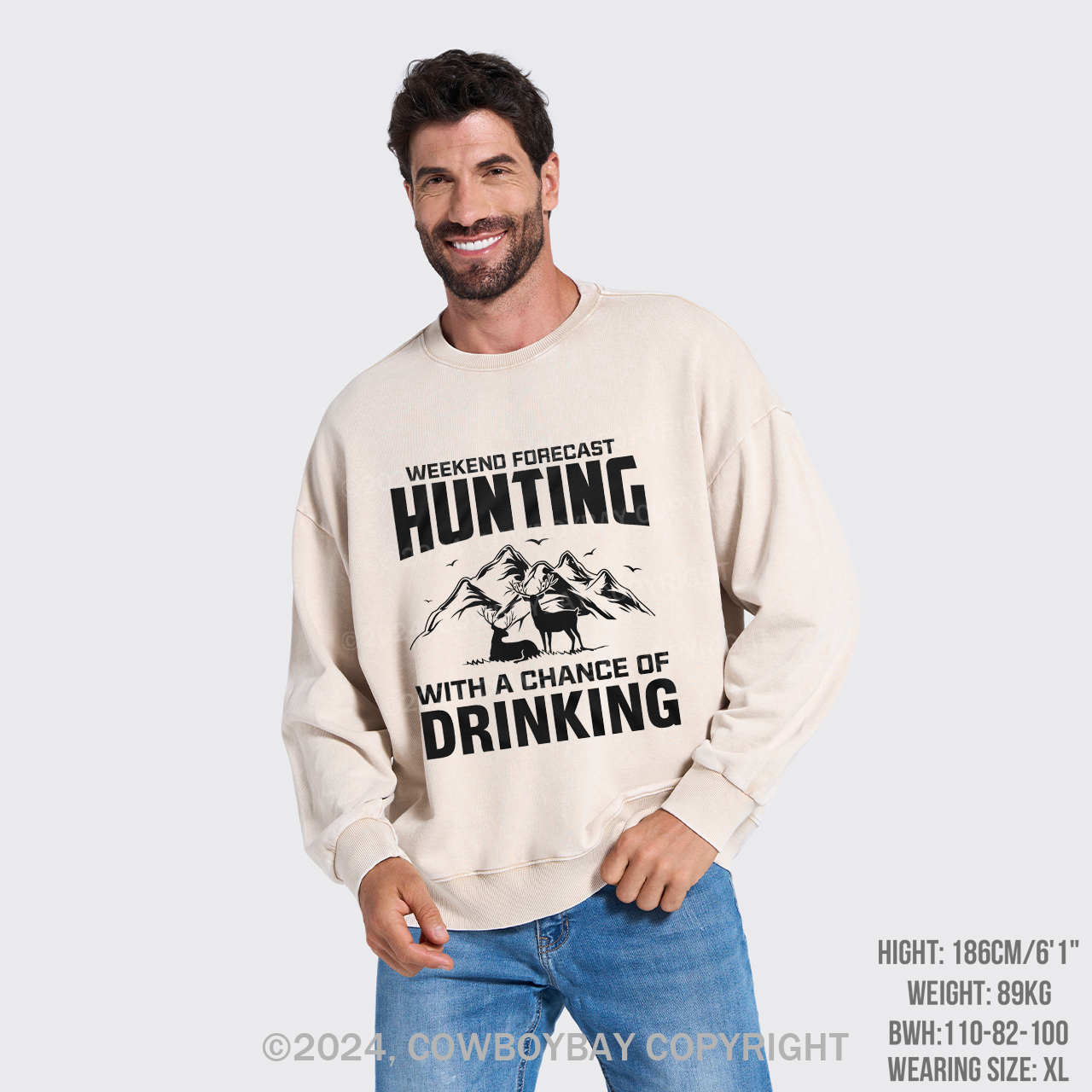 Weekend Forecast Hunting With A Chance Of Drinking Washed Sweatshirts