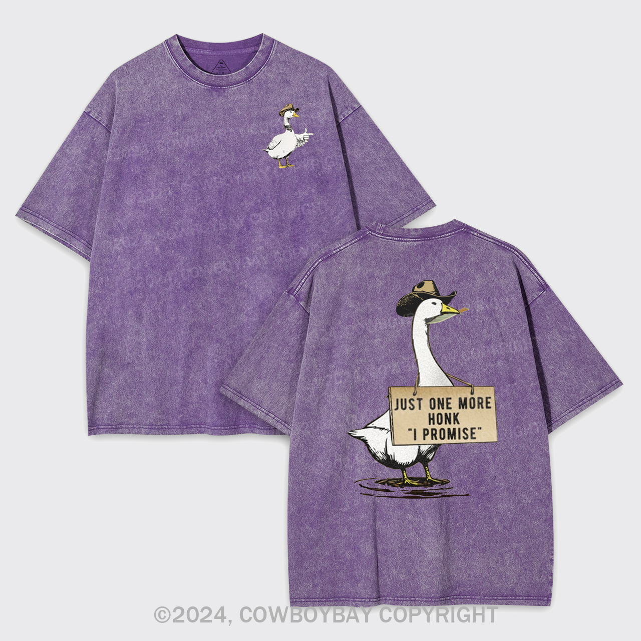 Cowboy Goose Garment-dye Tees