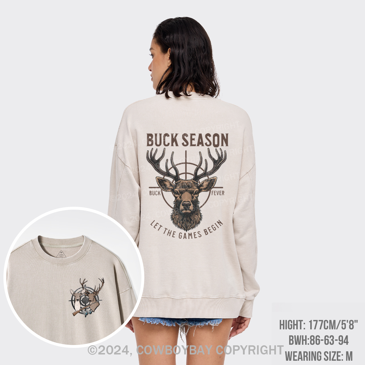 Fill The Freezer Season Washed Sweatshirts