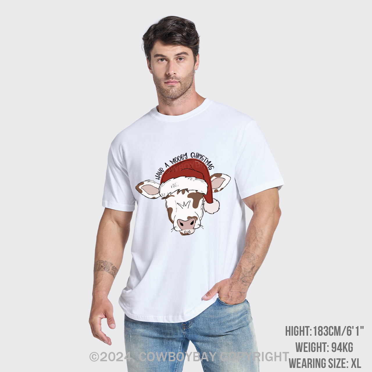 Mooey Christmas Boy T-Shirts