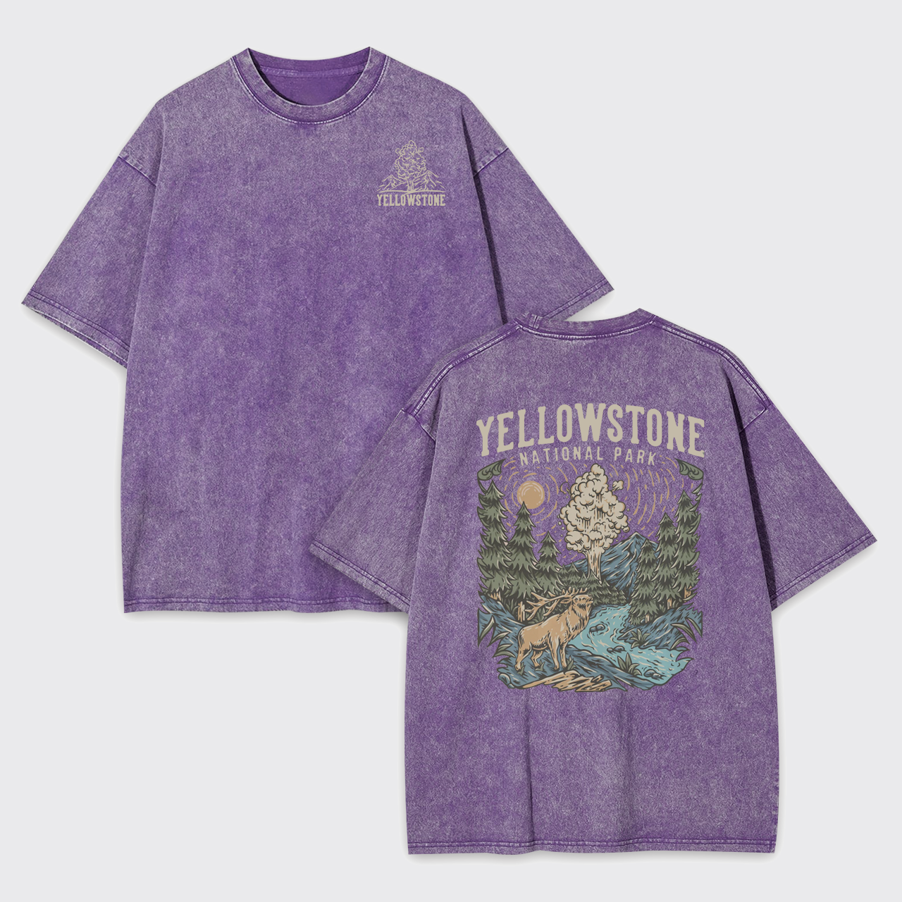Yellowstone National Park Garment-dye Tees