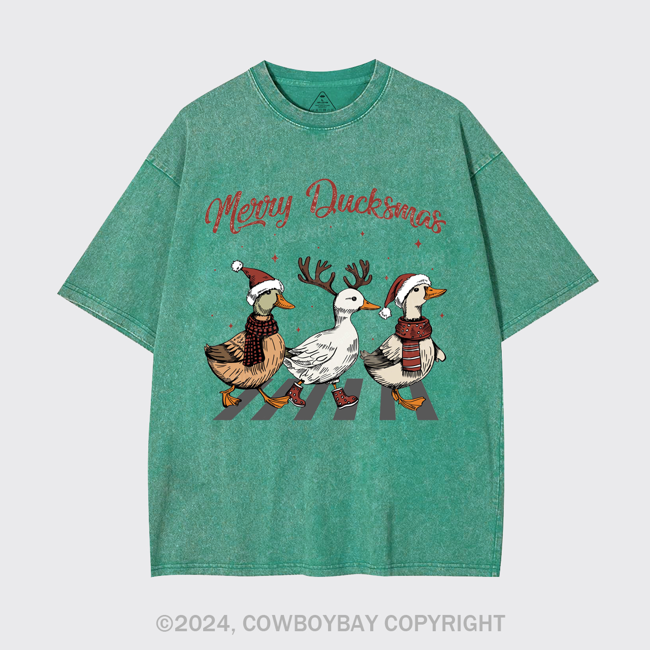Merry Ducksmas Garment-dye Tees