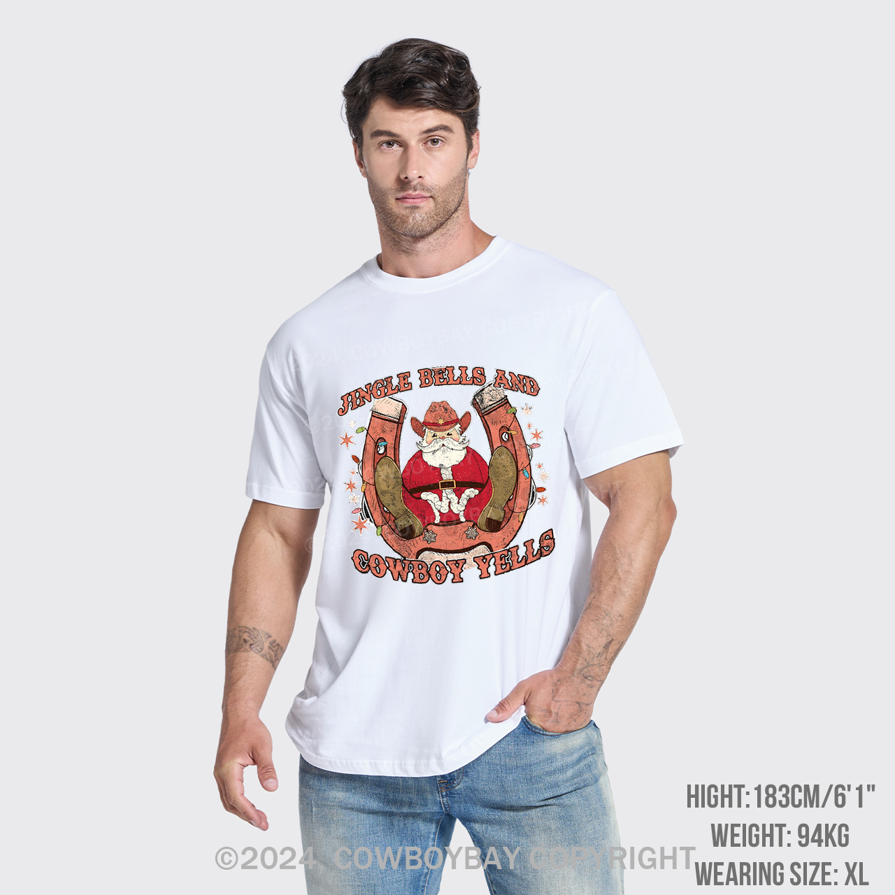 Jingle Bells And Cowboy Yells T-Shirts