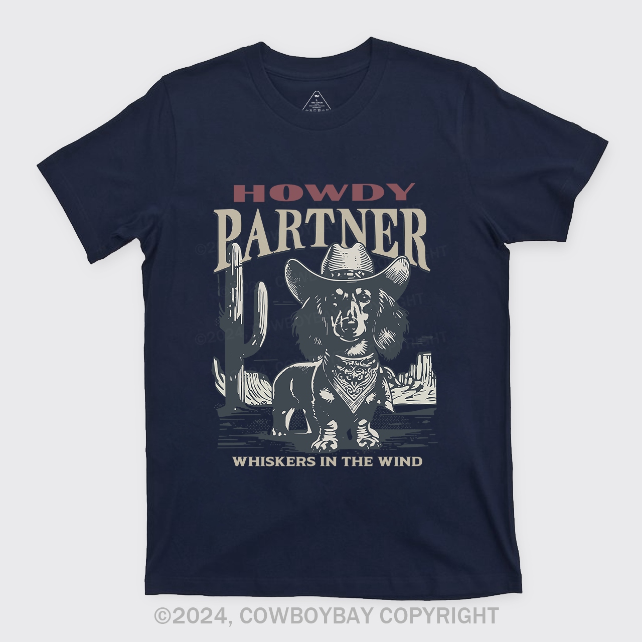 Howdy Partner Cowboy Dog T-Shirts