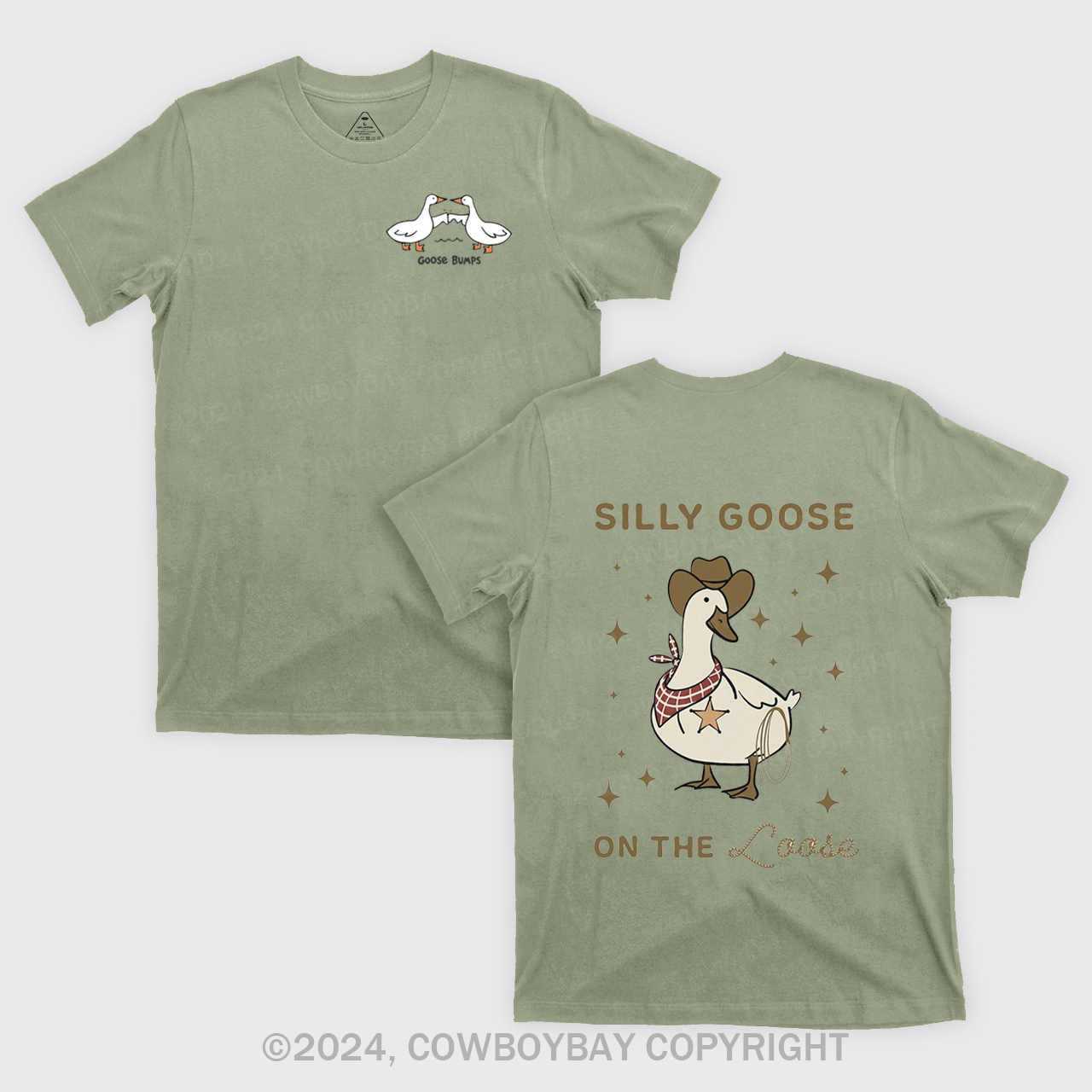 Retro Silly Goose On The Loose T-Shirts