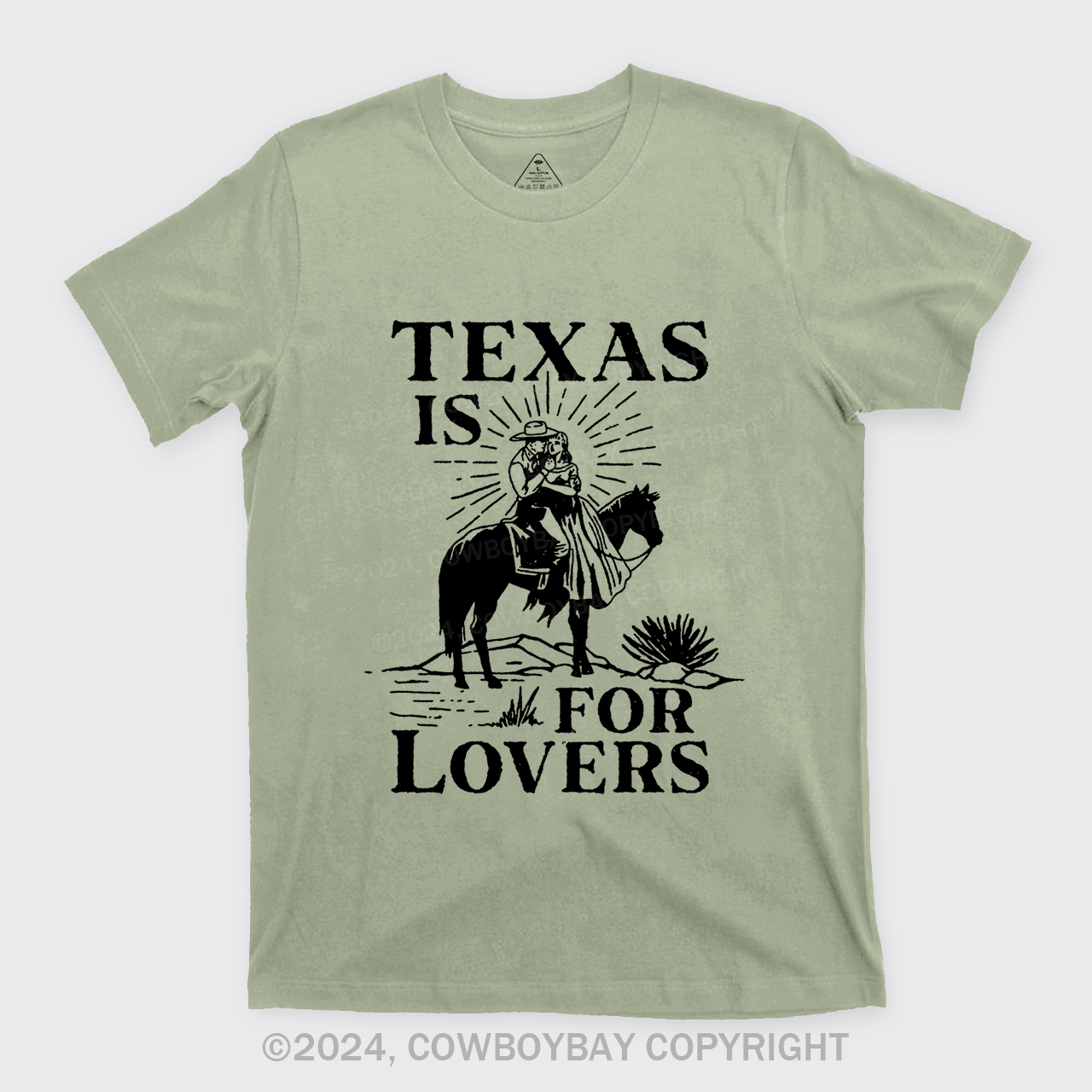 Texas Is For Lovers Giclée Fine Art T-Shirts