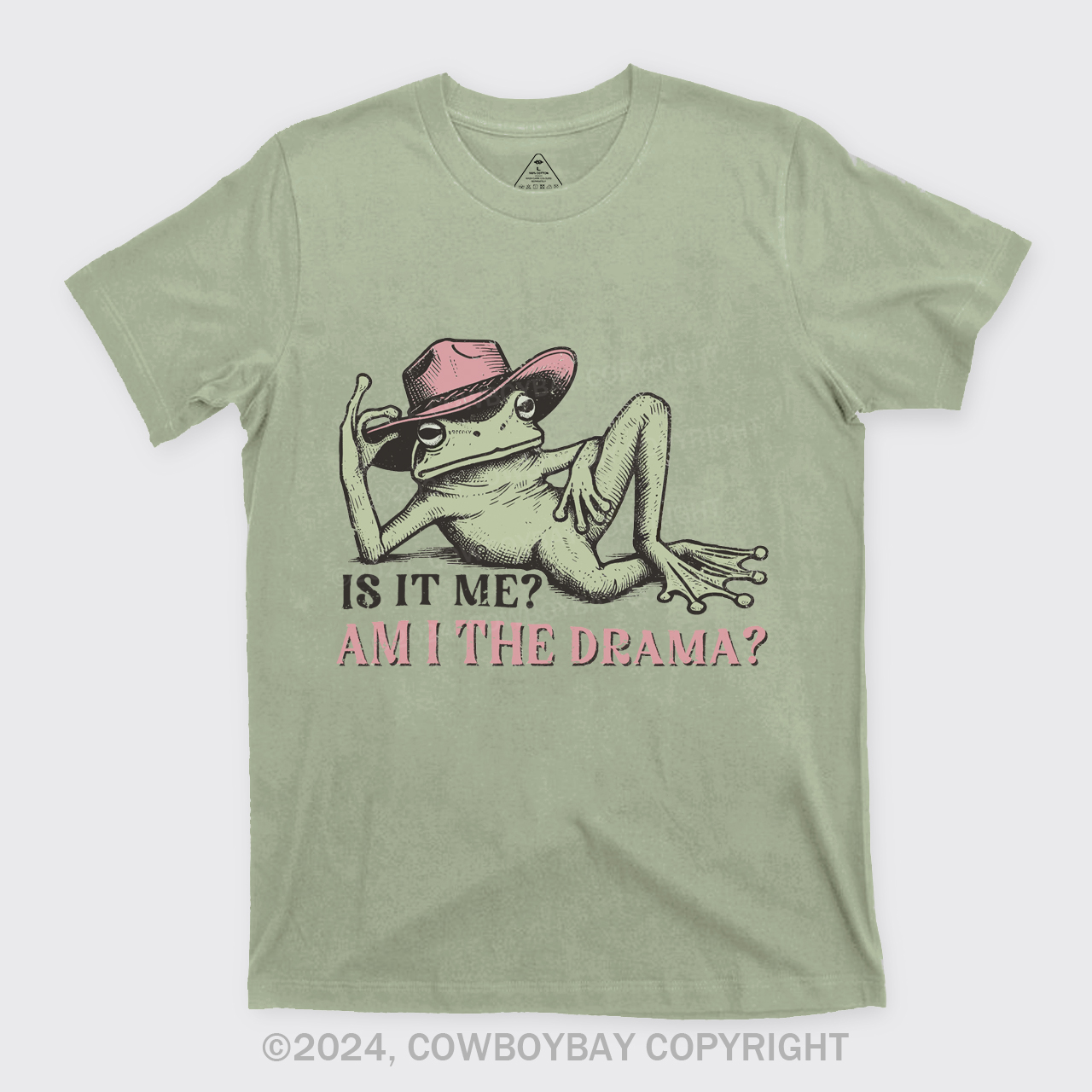 Funny Frog "Am I The Drama?" T-Shirts