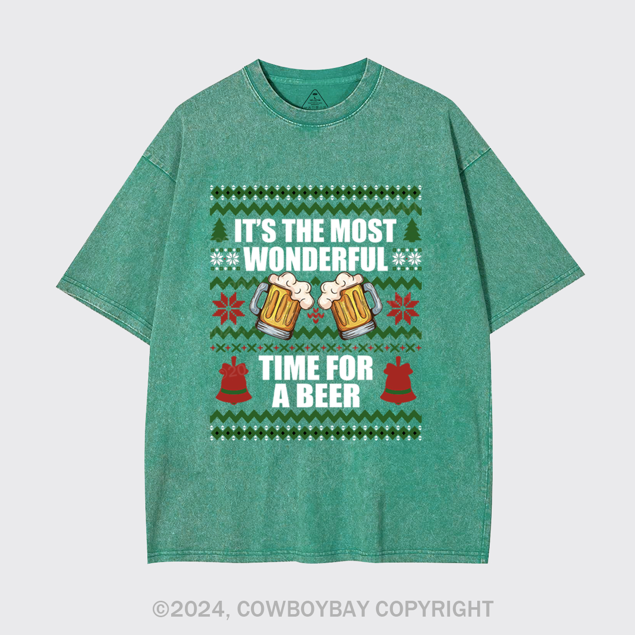 It's The Most Wonderful Time For A Beer Garment-dye Tees