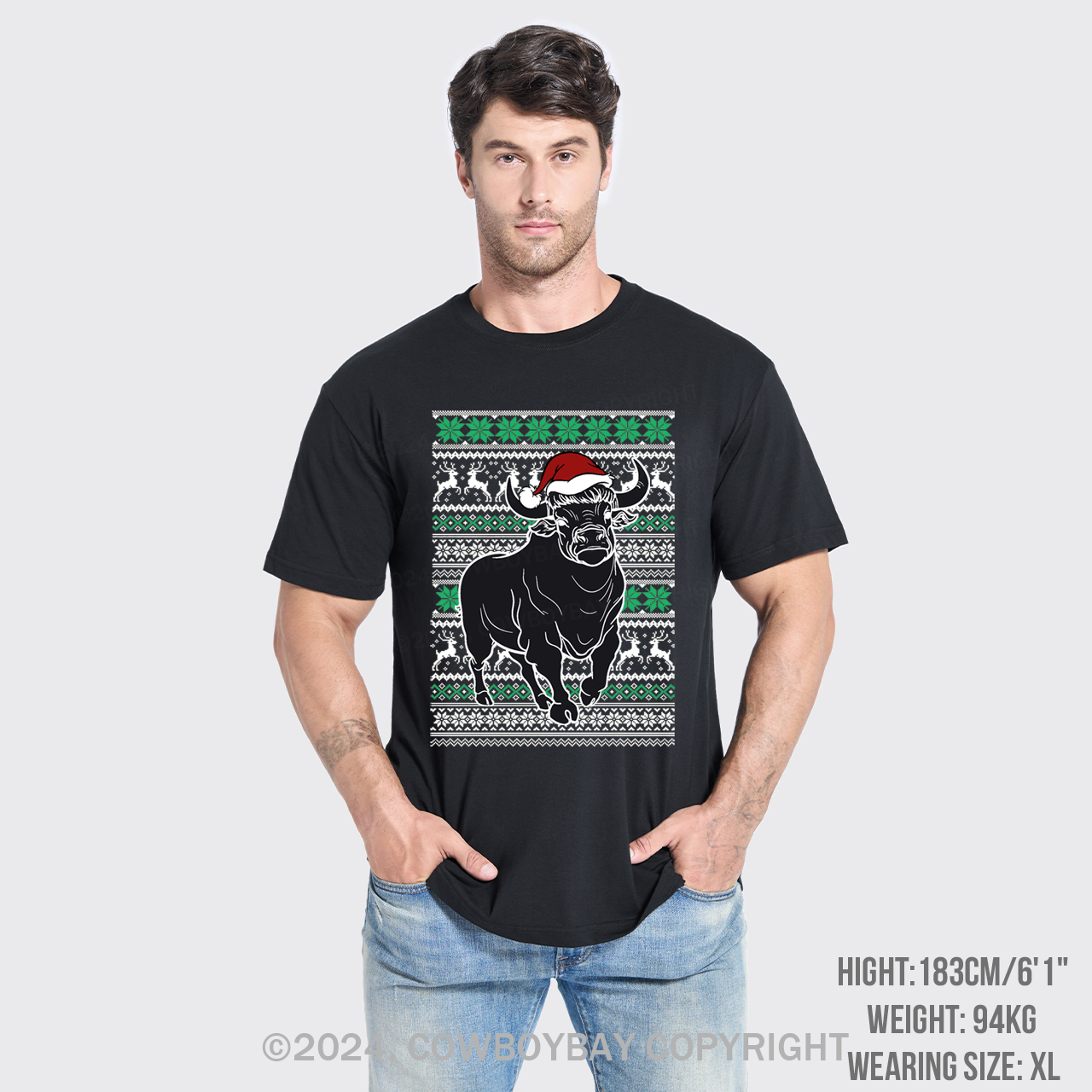 Cow Santa T-Shirts