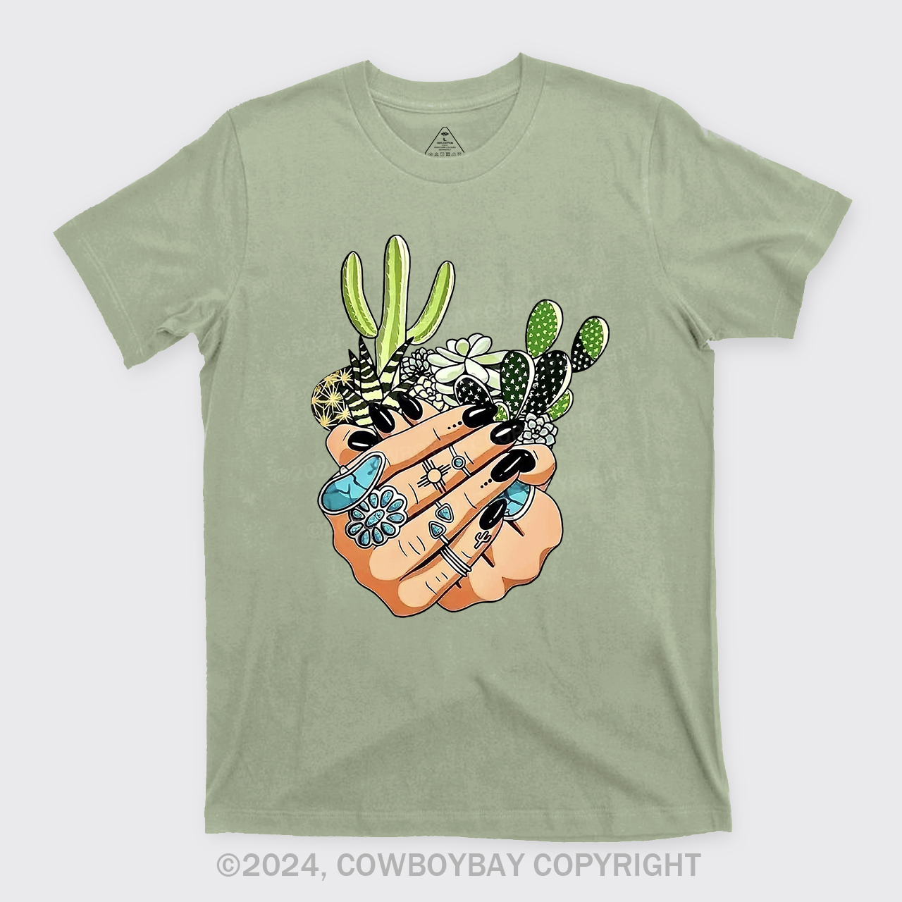 Cactus In My Palm Western Cowboy T-Shirts