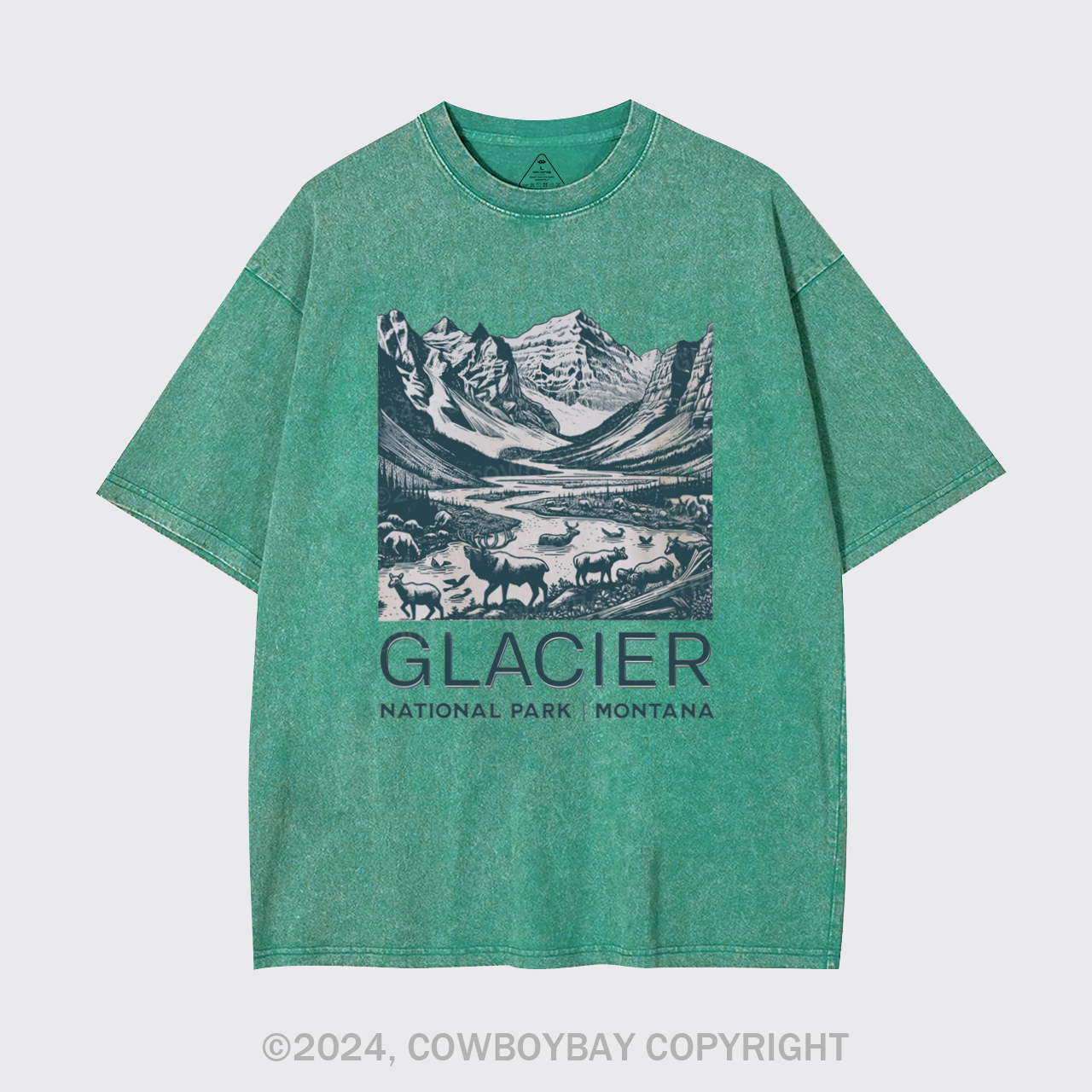 Glacier National Park Garment-dye Tees