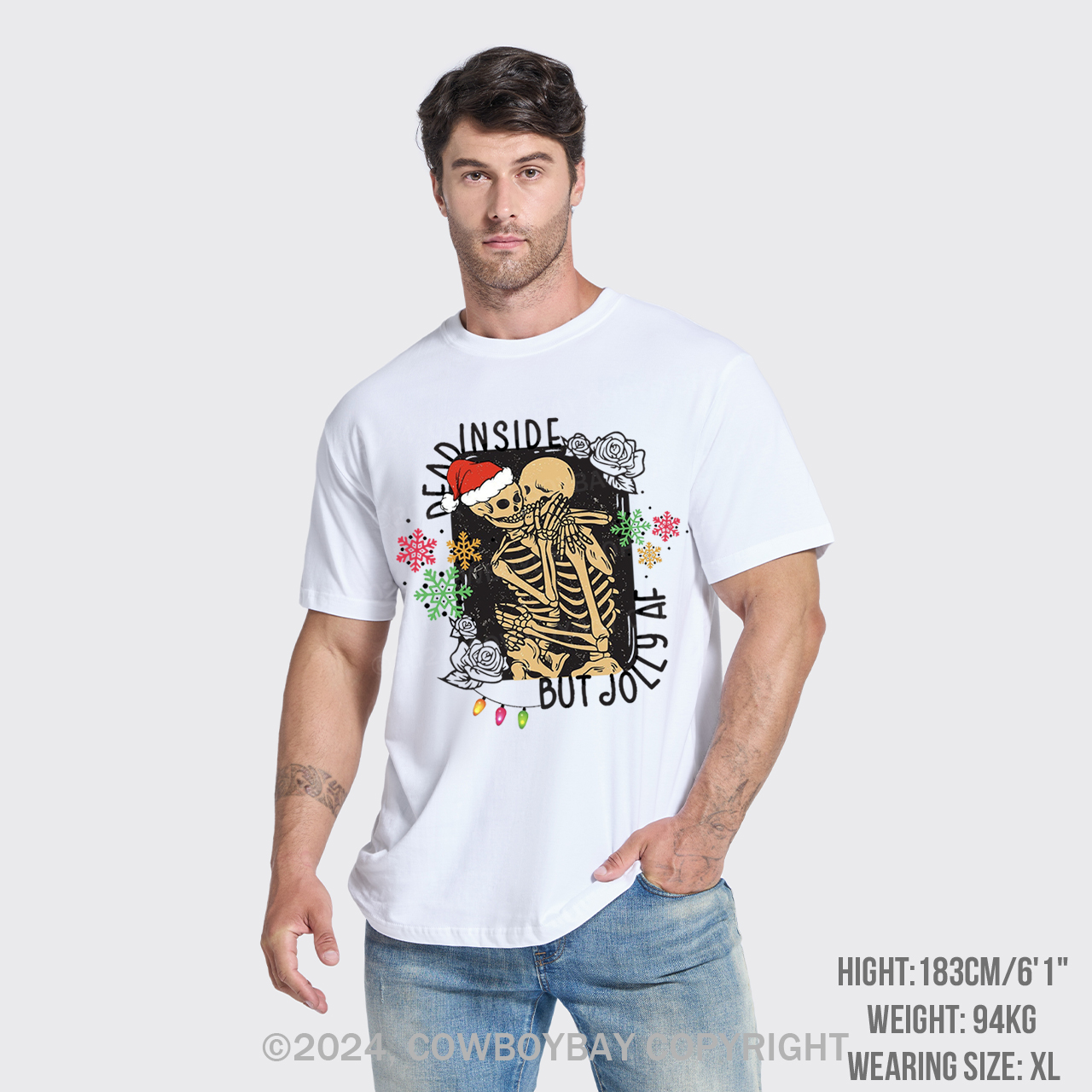 Dead Inside Skeleton T-Shirts