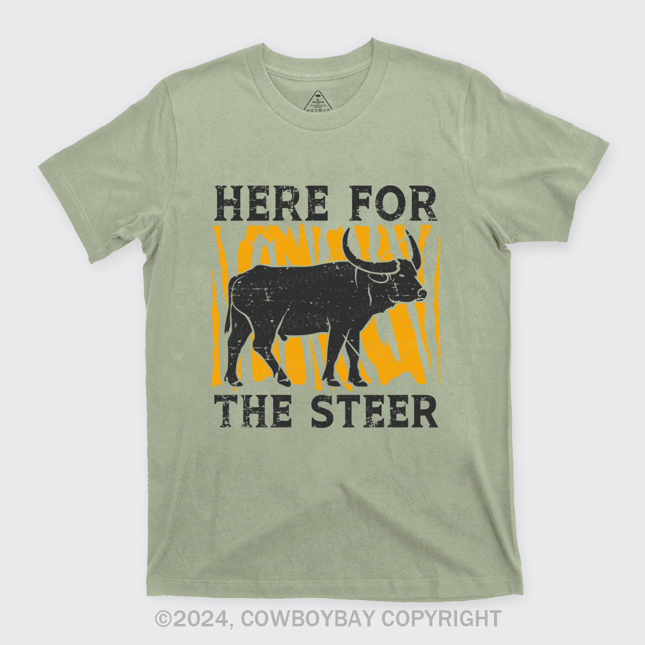 Bull In Arena Steer Wrestler T-Shirts