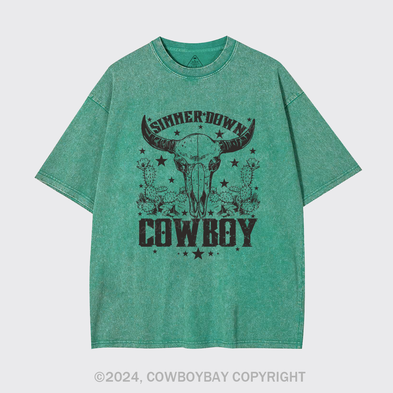 Simmer Down Cowboy Garment-dye Tees