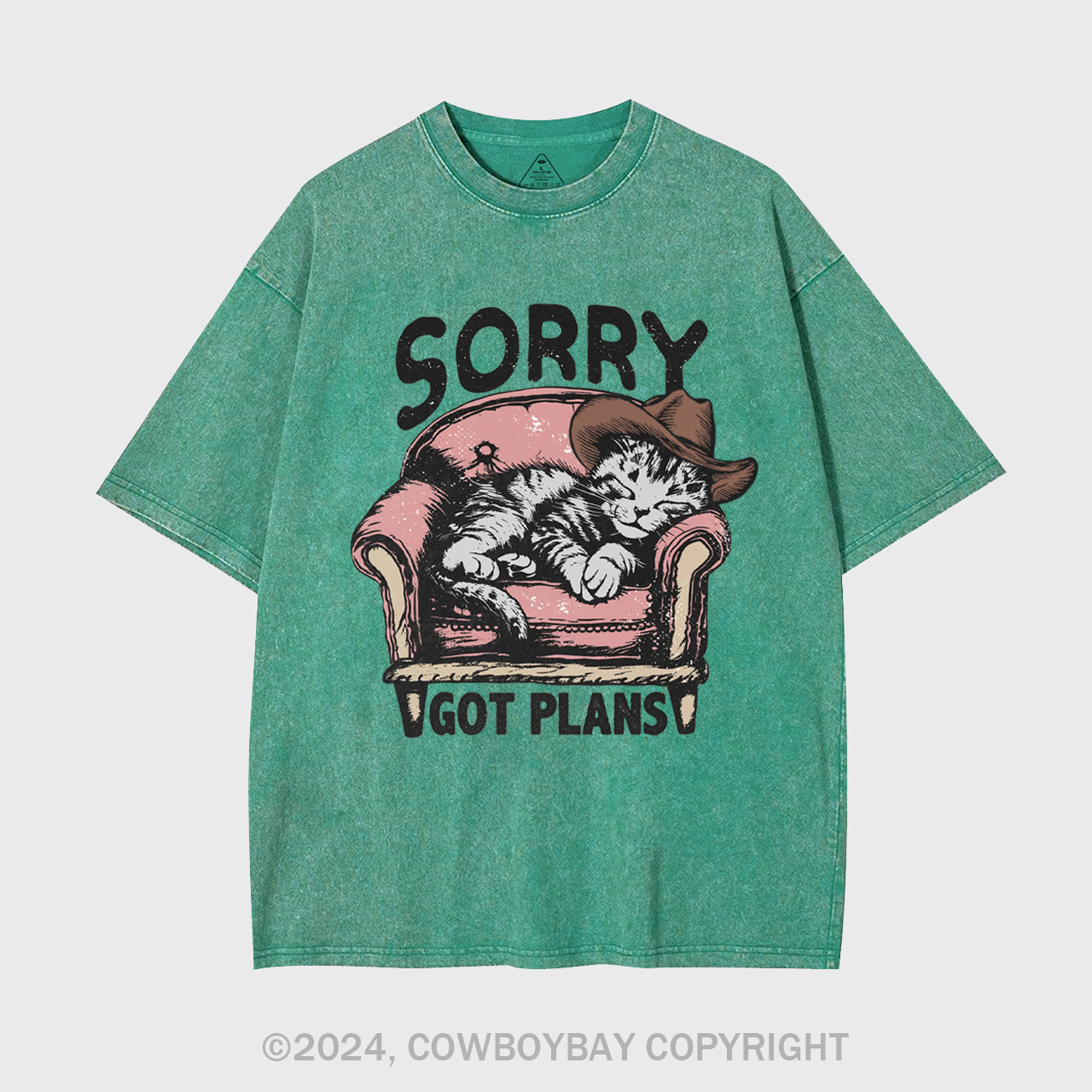 Sorry Got Plans Garment-dye Tees