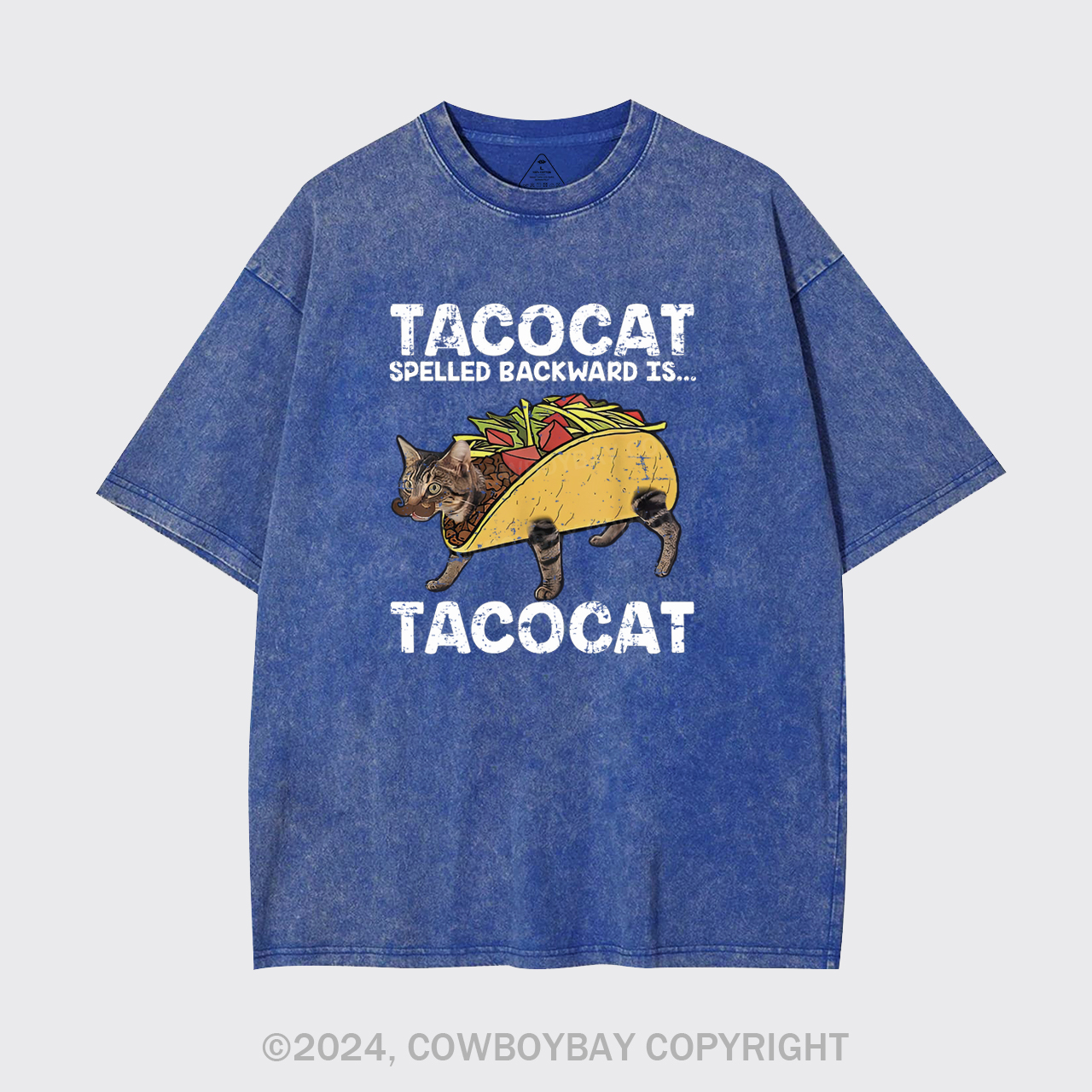 Vintage Taco & Cat Garment-dye Tees