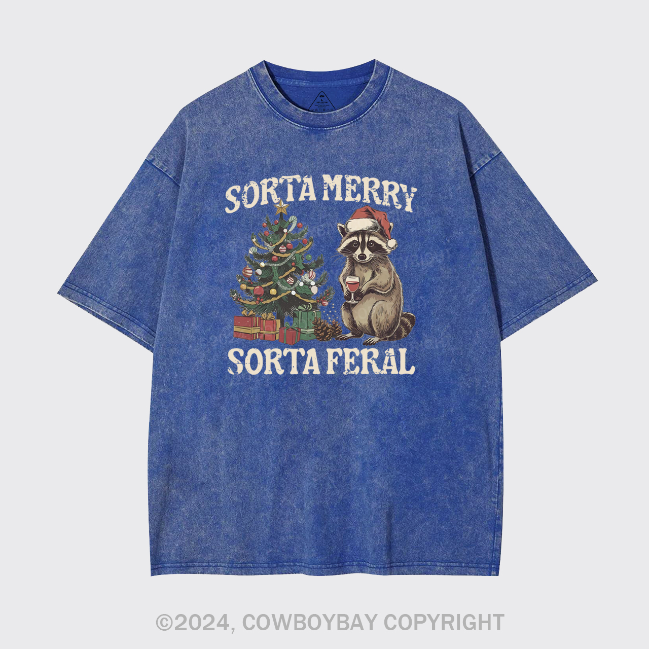 Sorta Merry Sorta Feral Garment-dye Tees