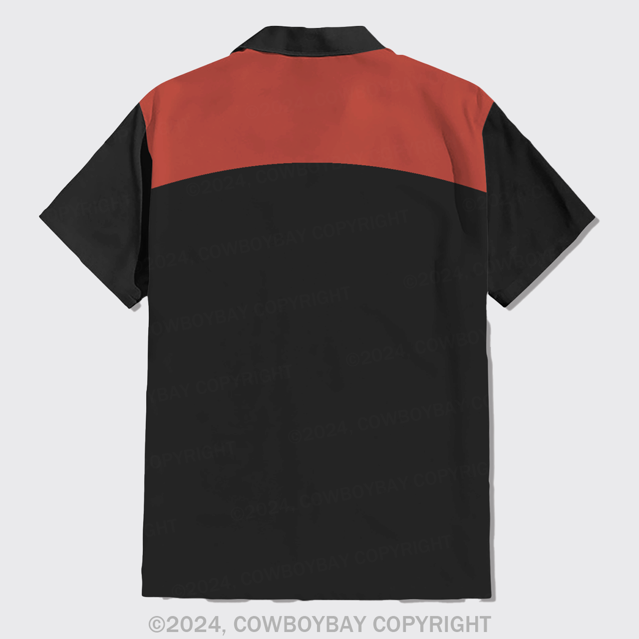 Gothic Raven On Cracked Skull Button Up Shirts