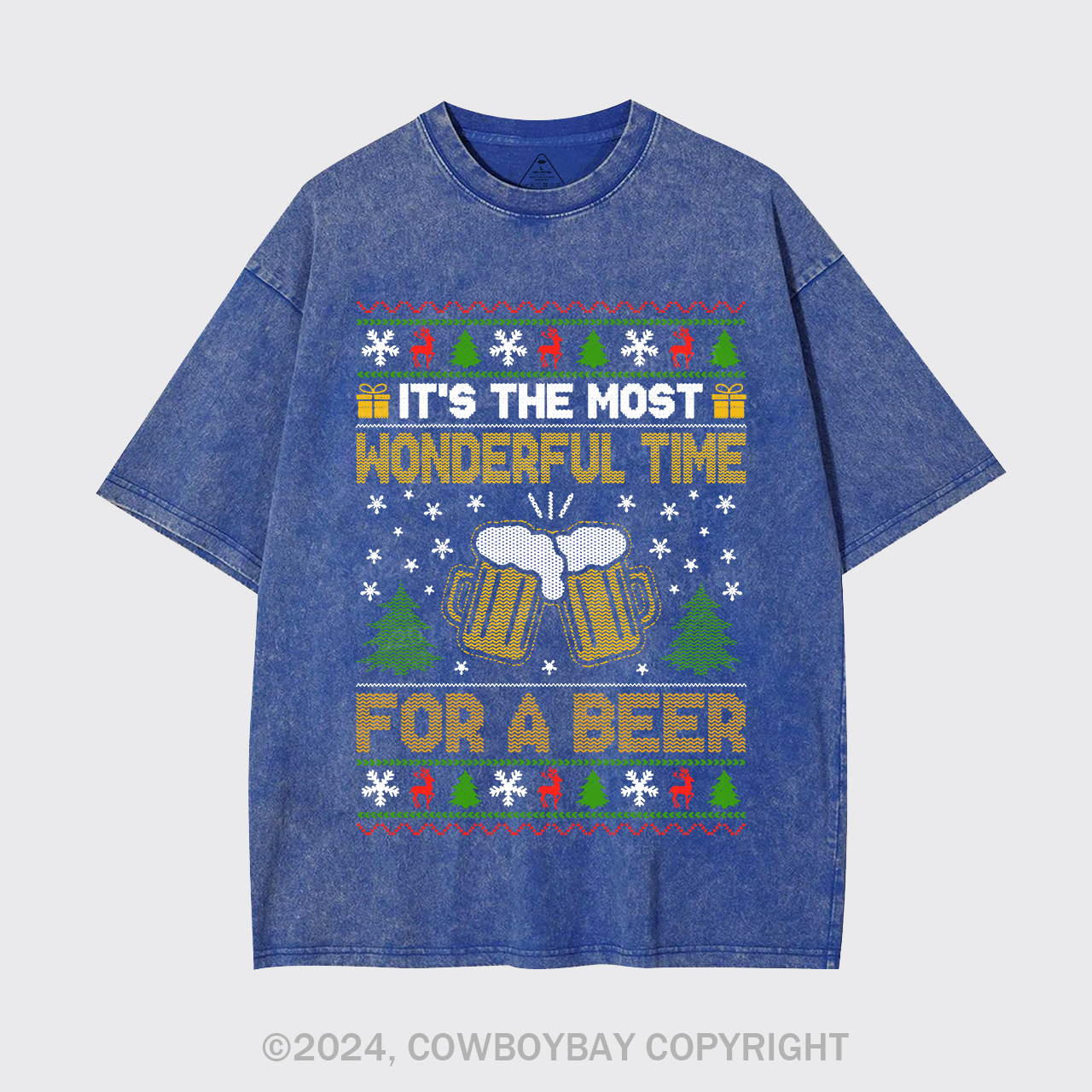 It's The Most Wonderful Time For A Beer Garment-dye Tees