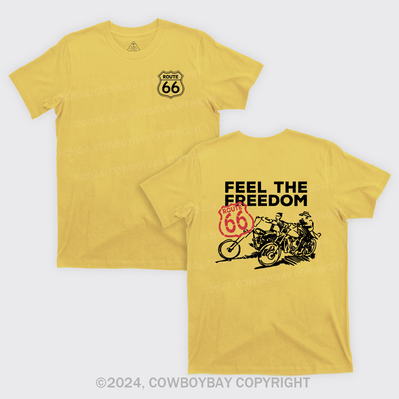 Route 66 Feel The Freedom T-Shirts