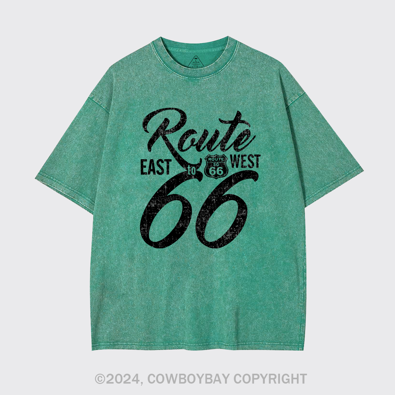 East West Route 66  Garment-dye Tees