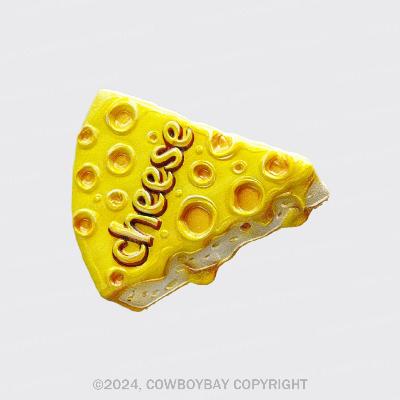 3D Painting Cheese Fridge Magnet_1