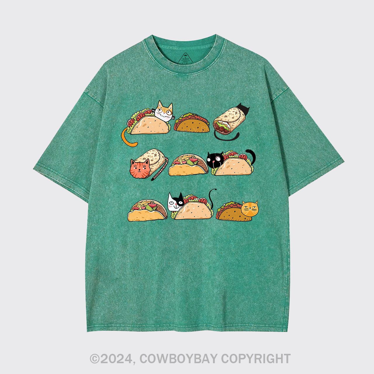Taco Cat Garment-dye Tees