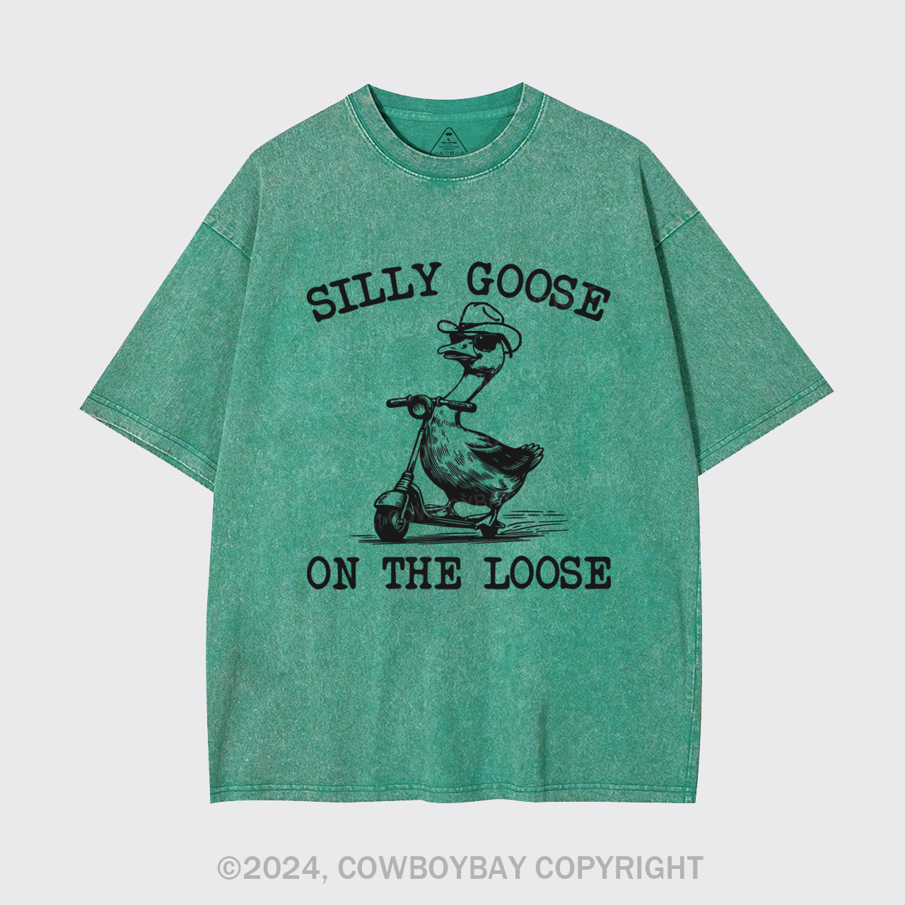 Vintage Cowboy Goose Garment-dye Tees