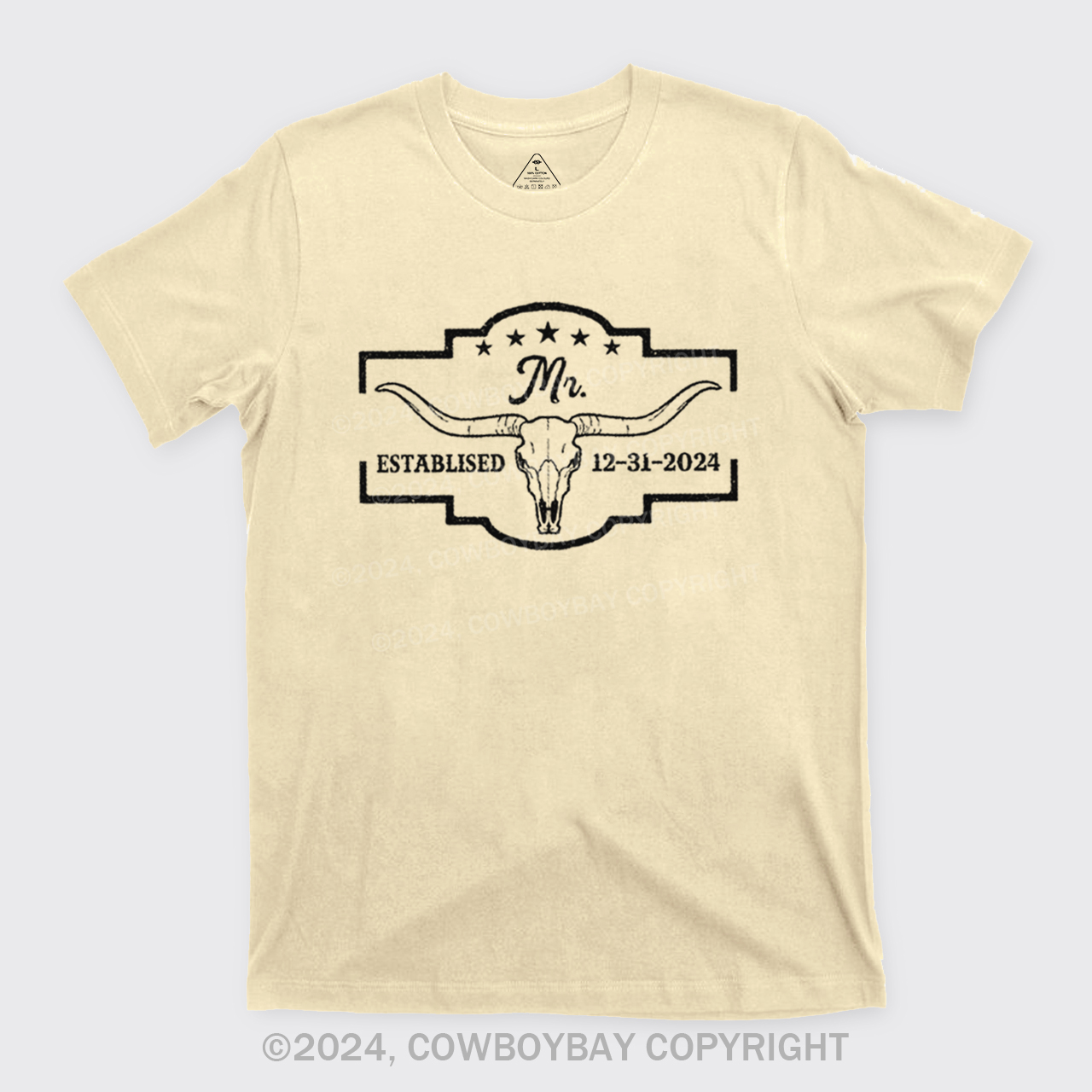 Mr and Mrs Western Couples T-Shirts