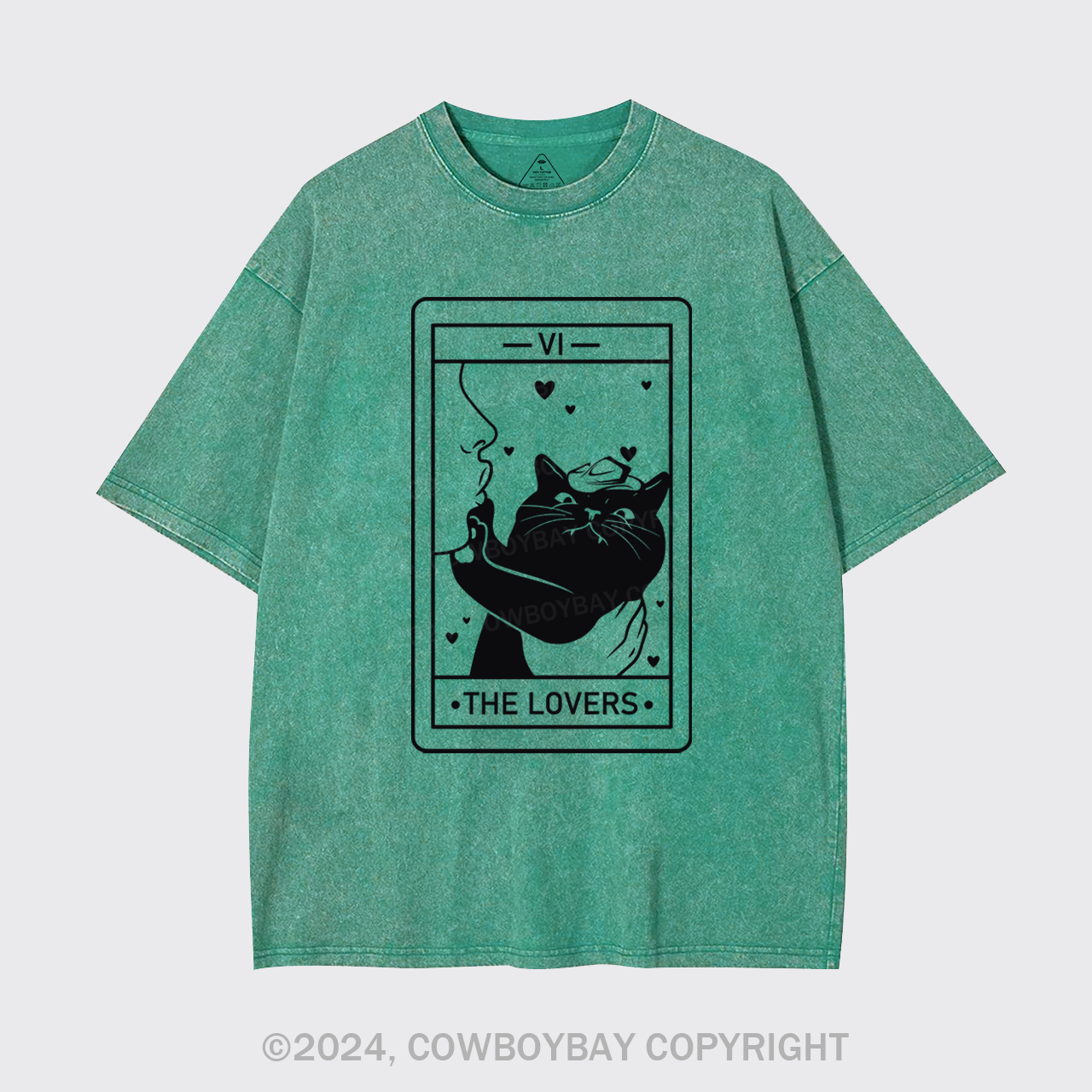 Tarot Cat Garment-dye Tees