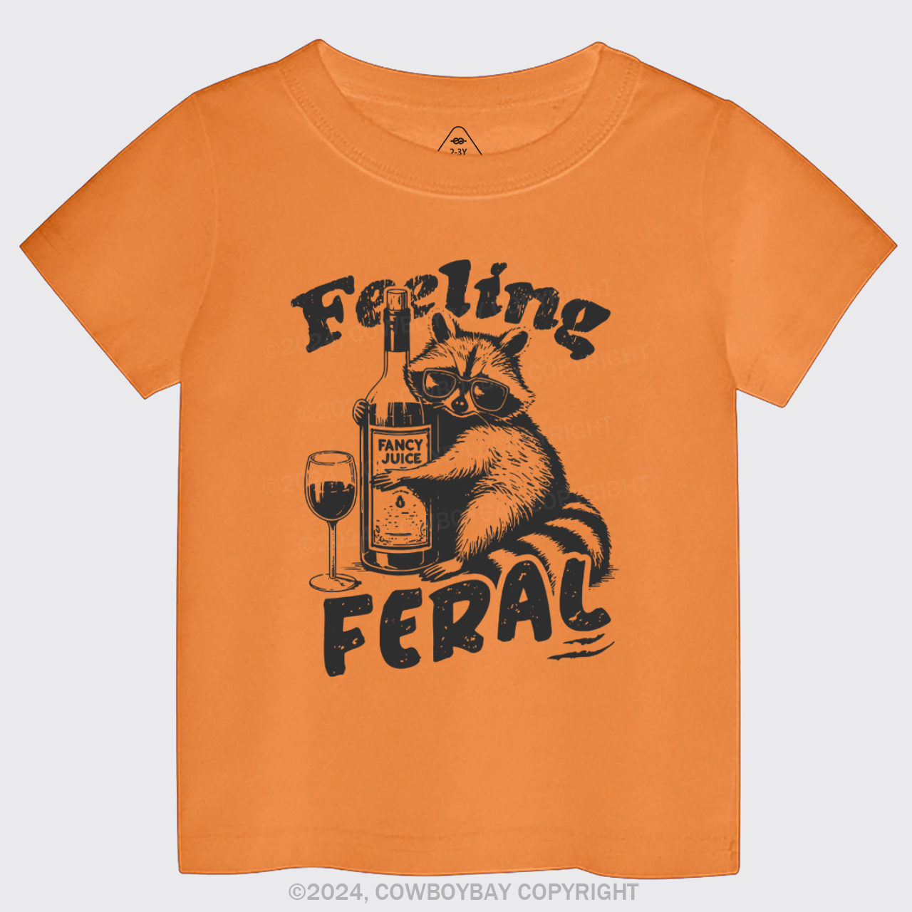 Feeling Feral Of Raccoon Kids T-shirt