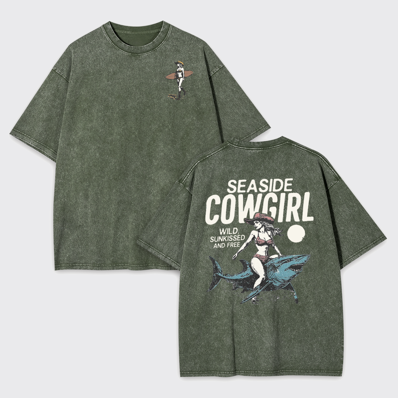 Cowgirl Summer Garment-dye Tees