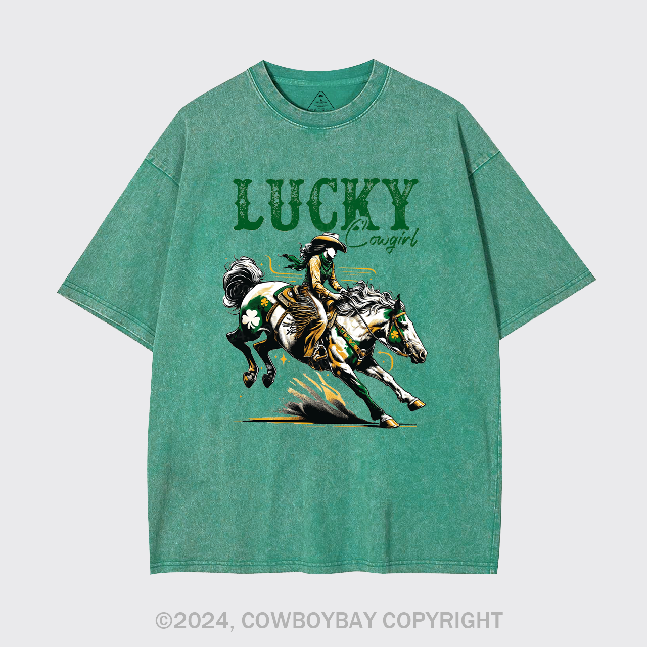 Lucky Cowgirl Garment-dye Tees
