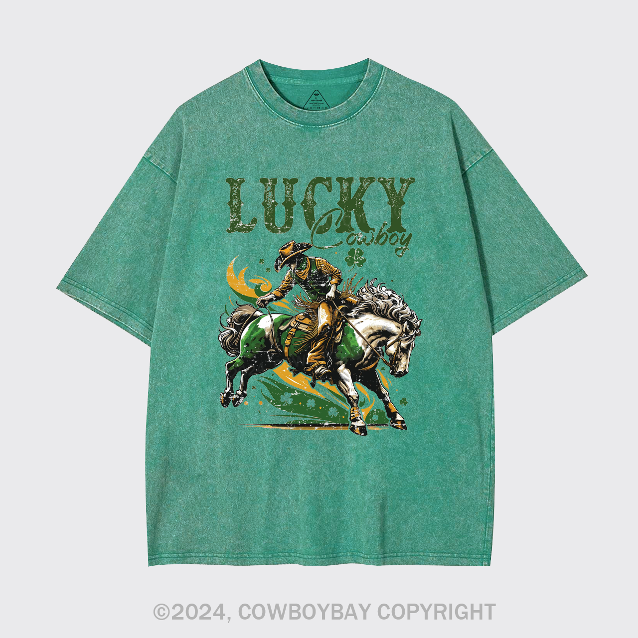 Lucky Cowboy Garment-dye Tees